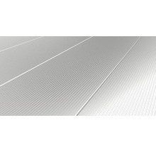 Aluminiumpaneele mit Nut- und Federverbindung im Detail