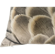 Dekokissen mit Federmuster