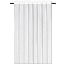 Gardine mit Kräuselbandaufhängung an einer Gardinenstange