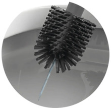 Toilettenbürste im Badezimmer