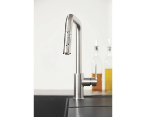 Küchenarmatur mit herausziehbarem Auslauf