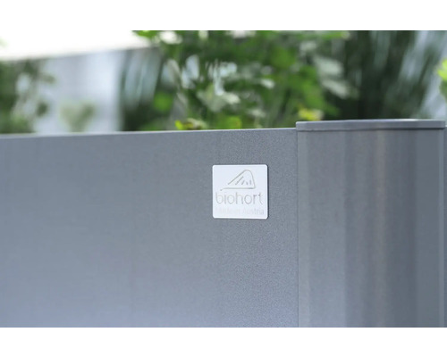 Biohort Logo auf einem Gartenprodukt