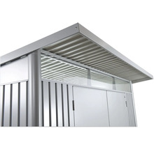 Metall Gerätehaus mit Doppeltür und Oberlicht
