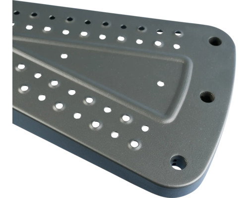 Metalltreppenstufe mit Löchern