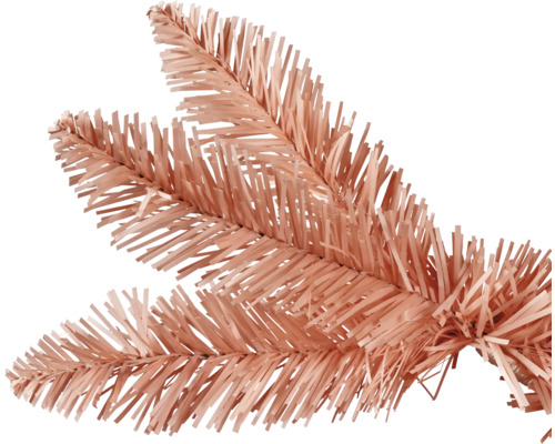 Nahaufnahme von Kunsttanne mit Zweigen