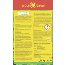 Wolf Garten Moosvernichter plus Rasendünger Produktverpackung