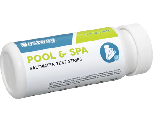 Bestway Pool- und Spa-Salzwasserteststreifen zur Wasseranalyse