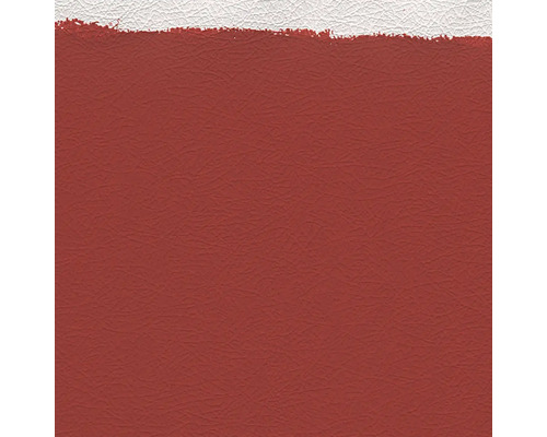 Nahaufnahme von rotem Kunstleder mit weißem Rand