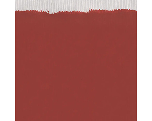 Rote Wandfarbe mit weißem Dekor