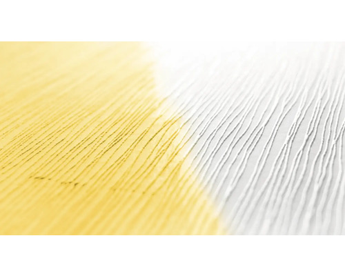 Nahaufnahme einer Tapete mit linearer Struktur in zwei Farbbereichen