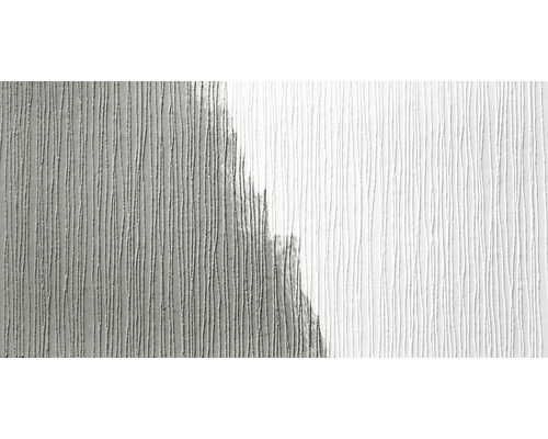 Tapete mit vertikaler Struktur, halb gestrichen
