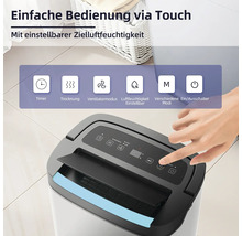 Luftentfeuchter mit Touch-Bedienung und einstellbarer Zielluftfeuchtigkeit