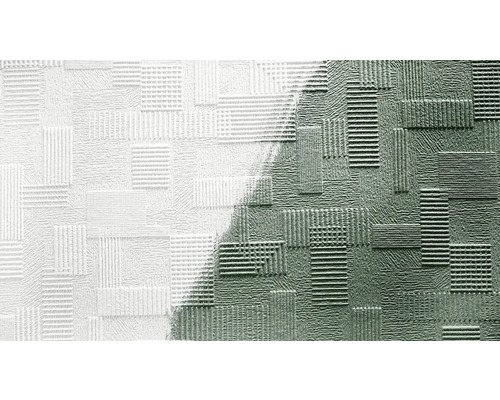 Nahaufnahme einer strukturierten Tapete mit grafischem Muster