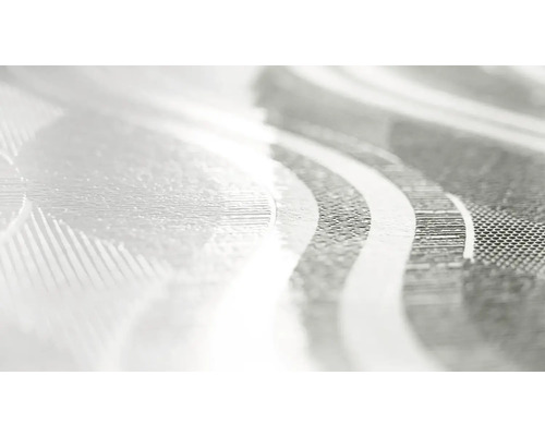 Nahaufnahme einer strukturierten Tapete mit Wellenmuster