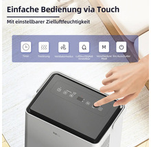 Luftentfeuchter mit Touch-Bedienfeld und einstellbarer Zielluftfeuchtigkeit