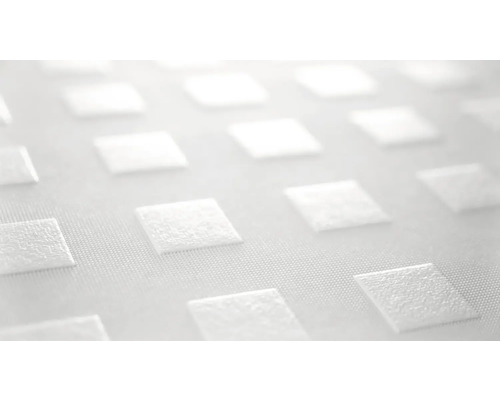 Nahaufnahme eines Textilgewebes mit Rautenmuster.