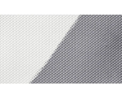 Detailansicht einer Tränenblechstruktur mit zwei unterschiedlichen Helligkeitsbereichen.