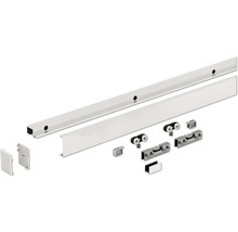 Schiebetürbeschlag-Set mit Laufschiene und Zubehör für die Montage