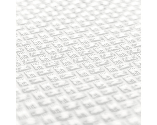 Nahaufnahme eines strukturierten, hellen Textilmaterials