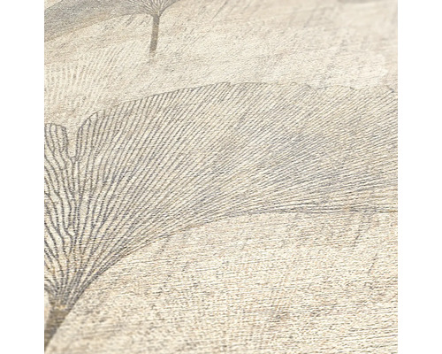 Nahaufnahme einer Tapete mit Blattmuster