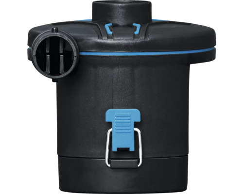Schwarzer Teichfilter mit Verschlussklammern