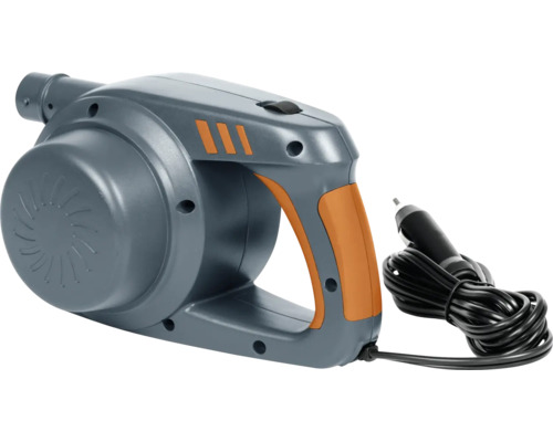 Elektrische Luftpumpe mit Stecker für den Zigarettenanzünder im Auto