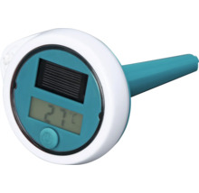 Schwimmbadthermometer mit Solarpanel und digitaler Anzeige
