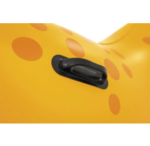 Detail eines aufblasbaren Schwimmtiers mit Haltegriff