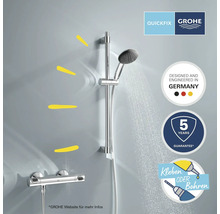 Grohe Duschsystem mit Handbrause und Thermostatarmatur