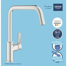 Grohe Küchenarmatur mit hohem Auslauf