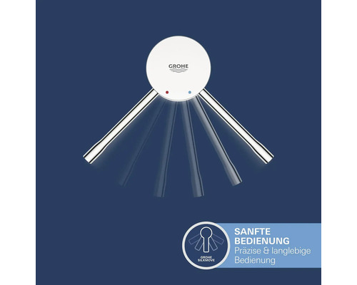 Grohe Armatur mit flexiblem Bedienhebel