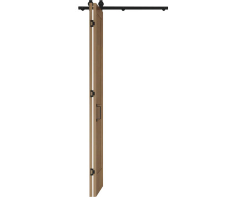 Schiebetür mit Beschlägen und Griff