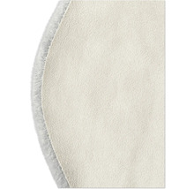 Runder Teppich mit Zottelrand