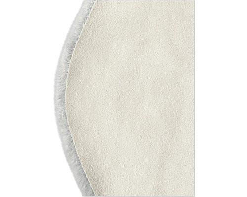 Runder Teppich mit Zottelrand
