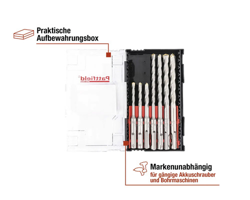 Steinbohrer Set in Aufbewahrungsbox