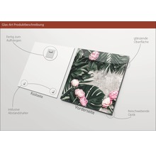 Glasbild Flower bed II 20x20 cm-thumb-2 Glasbild Flower bed II 20x20 cm-thumb-2