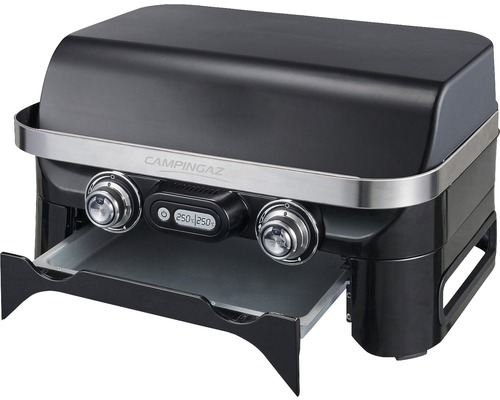 Campingaz Gasgrill mit zwei Brennern und digitaler Temperaturanzeige