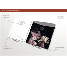 Glasbild Barock Flowers IV 20x20 cm-thumb-2 Glasbild Barock Flowers IV 20x20 cm-thumb-2