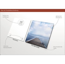 Glasbild Blue seaview 30x30 cm-thumb-2 Glasbild Blue seaview 30x30 cm-thumb-2