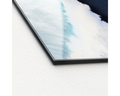 Detailansicht einer Aluminiumverbundplatte mit abstraktem Muster