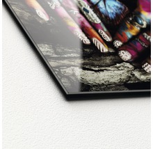 Glasbild Colourful Witch 20x20 cm-thumb-1