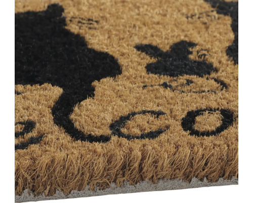 Fußmatte aus Kokosfaser mit Schriftzug