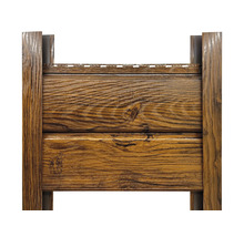 Holzfassade mit Nut- und Federprofil