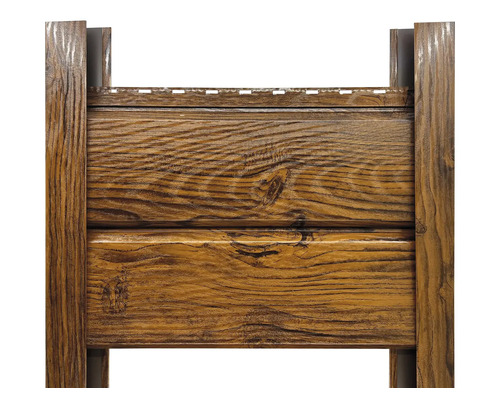 Holzfassade mit Nut- und Federprofil