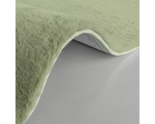 Detailansicht eines Teppichs mit Flor