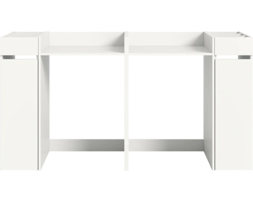 Waschtischunterschrank mit Regal und Schranktüren