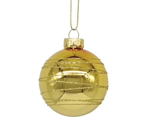 Christbaumkugel mit Dekor
