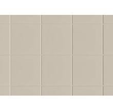 Nahaufnahme von keramischen Wandfliesen mit rechteckiger Form