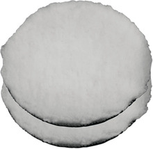 Zwei runde Blätter Papier mit unregelmäßigen Rändern