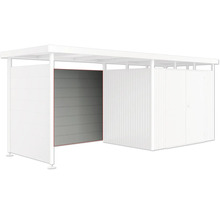 Carport mit Geräteraum und Rolltor